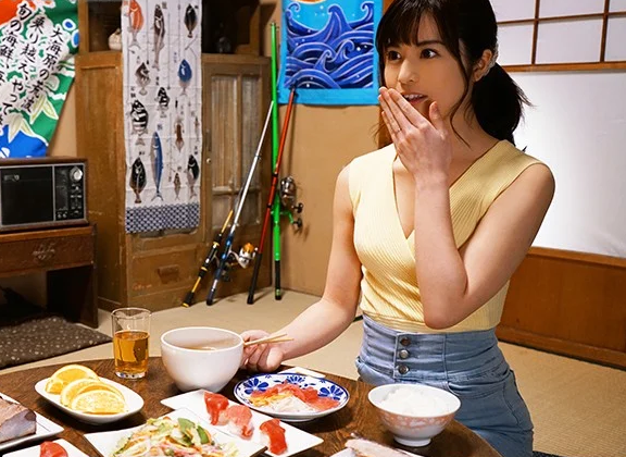 【若妻NTR】３か月ぶりに陸に帰ってくる漁師の義理父が初めて見る美人の息子嫁に溜まった性欲を吐き出す■朝比奈ななせ