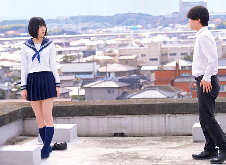 【青春高校生】”飛び降りる前にヤラせてください…”好きだった女の子が自殺しようとしてて咄嗟にSEXしたいと申し出たら…