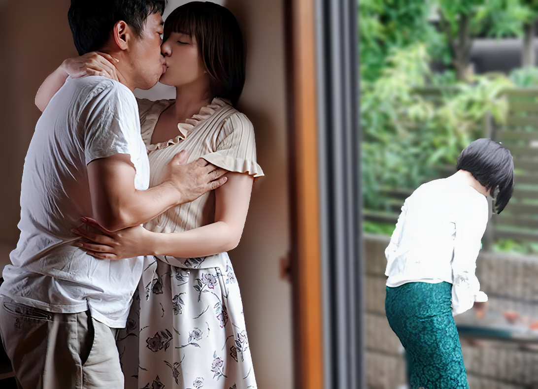 【妻の後輩】「先輩には内緒ですよ...♡」自宅に来たエロ美乳な美女に告白されて妻に内緒で自宅で不倫行為！